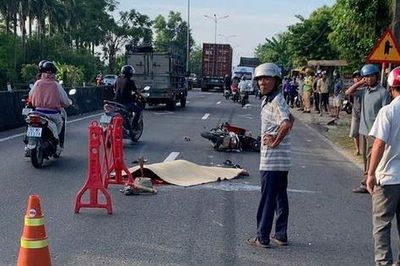 Tai nạn trên Quốc lộ 1 ở Đà Nẵng, người đi xe đạp chết thương tâm
