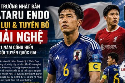 [INFOGRAPHIC] Wataru Endo giải nghệ quốc tế trước thềm World Cup 2026