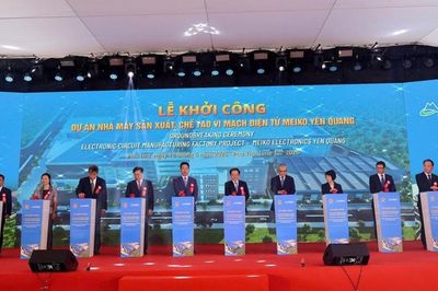 Phú Thọ khởi công Nhà máy sản xuất, chế tạo vi mạch điện tử Meiko Yên Quang