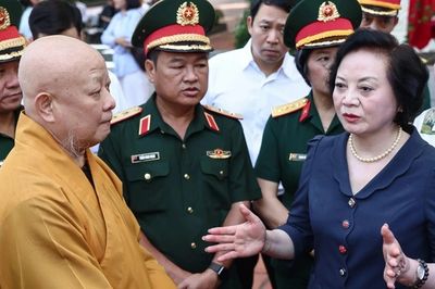 Phật giáo TPHCM tổ chức lễ kỳ siêu liệt sĩ tại Công viên Lê Thị Riêng