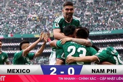 Mexico đánh bại Nam Phi trong trận cầu 3 thẻ đỏ ngày khai mạc World Cup