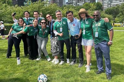 World Cup 2026: Tưng bừng ngày hội bóng đá tại trụ sở LHQ