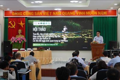 Bảo tồn vùng đất ngập nước trước nguy cơ suy thoái sinh cảnh