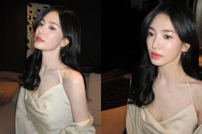 Song Hye Kyo mặc váy dây quyến rũ, người đặc biệt công khai thả tim