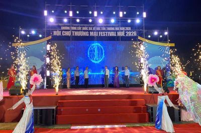 Thành phố Huế: Khai mạc hội chợ thương mại Festival 2026