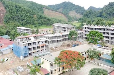 Cao điểm '100 ngày đêm' hoàn thành trường nội trú vùng biên