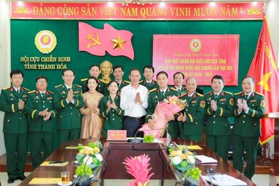 Gặp mặt đoàn đại biểu dự Đại hội đại biểu toàn quốc Hội Cựu chiến binh Việt Nam lần thứ VIII