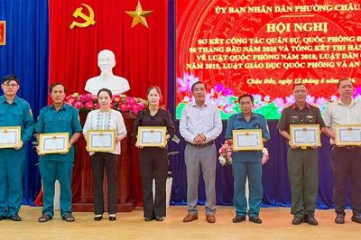 Châu Đốc nâng cao hiệu quả công tác quân sự, quốc phòng địa phương