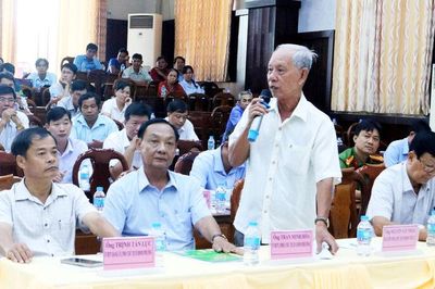 Phường Tịnh Biên lấy ý kiến về Đề án sắp xếp lại các khóm trên địa bàn