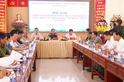 Lễ xuất quân thực hiện các hoạt động Tết Quân - Dân năm 2027 dự kiến diễn ra sáng 19/6