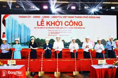 Thành phố Đồng Nai chính thức khởi công Dự án nhà ở xã hội cho thuê sớm nhất cả nước