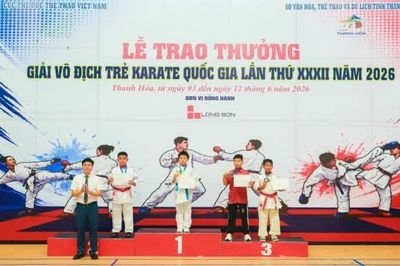 Đồng Nai giành 7 huy chương tại Giải vô địch trẻ Karate quốc gia 2026