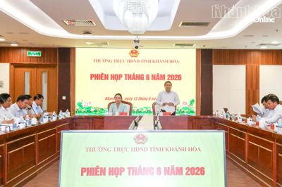 Phiên họp Thường trực HĐND tỉnh Khánh Hòa tháng 6