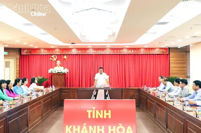 Thường trực Tỉnh ủy Khánh Hòa gặp mặt các đoàn đại biểu dự Đại hội Cựu chiến binh, Phụ nữ và Đoàn Thanh niên toàn quốc