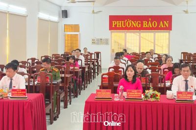Kỳ họp chuyên đề HĐND phường Bảo An khóa XIII