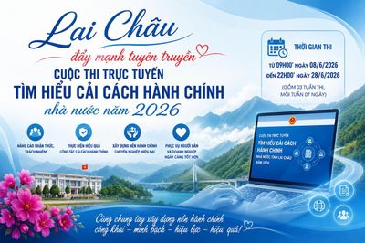 Lai Châu đẩy mạnh tuyên truyền Cuộc thi trực tuyến tìm hiểu cải cách hành chính nhà nước năm 2026