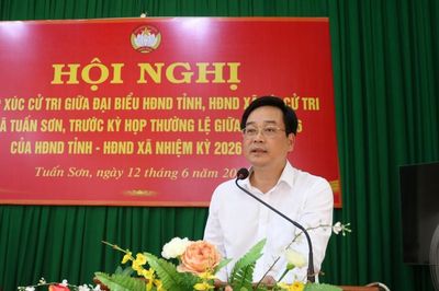 Tổ Đại biểu số 1 HĐND tỉnh tiếp xúc cử tri tại xã Tuấn Sơn