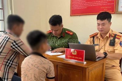Lào Cai: Xử phạt người giao xe cho con chưa đủ điều kiện điều khiển phương tiện