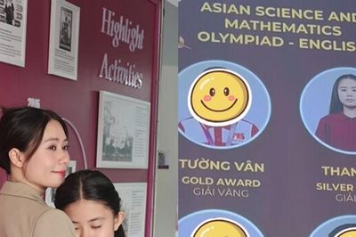 Bé Grammy con gái diễn viên Thanh Hiền lọt Top 3 học sinh xuất sắc tại trường quốc tế