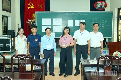 Ban Chỉ đạo Kỳ thi tốt nghiệp THPT năm 2026 tỉnh kiểm tra tại các điểm thi