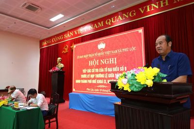 Cử tri kiến nghị nhiều vấn đề liên quan đến hạ tầng giao thông, quy hoạch đô thị, dân sinh