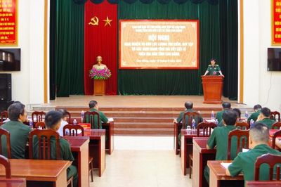 Bộ Chỉ huy Quân sự tỉnh giao nhiệm vụ cho lực lượng tìm kiếm, quy tập và xác định danh tính hài cốt liệt sĩ