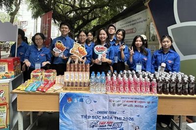 Tiếp sức mùa thi 2026: Huy động gần 5 tỷ đồng hỗ trợ thí sinh tại 750 điểm thi trên cả nước