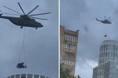 Cách Nga triển khai tổ hợp phòng không Pantsir trên nóc tòa nhà ở Moskva