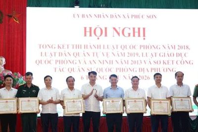 Xã Phúc Sơn nâng cao chất lượng công tác quân sự, quốc phòng