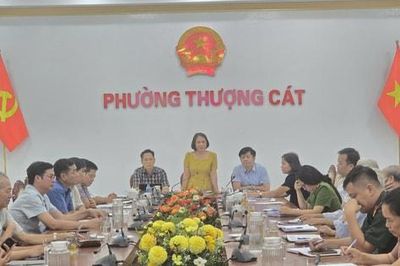 Lấy ý kiến nhân dân về sắp xếp tổ dân phố tại phường Thượng Cát