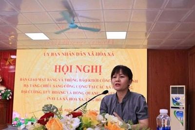 Khởi công dự án chiếu sáng công cộng hơn 76,6 tỷ đồng tại Hòa Xá