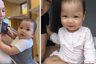 Con gái H'Hen Niê khiến fan thích thú với loạt biểu cảm trong chuyến xuất ngoại đầu tiên