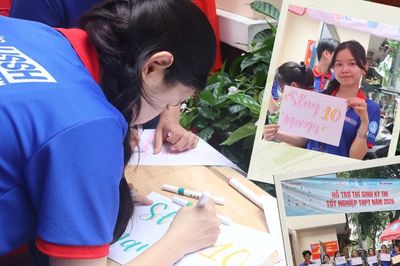 Kỳ thi tốt nghiệp THPT 2026: Hành trình tiếp sức 2K8 của những 'chiến sĩ áo xanh'