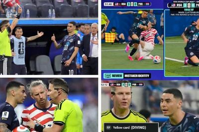 Tình huống phạt ngược thẻ vàng hiếm thấy ở World Cup