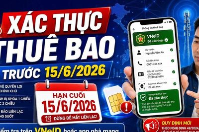 Khẩn trương xác thực thuê bao trước 15/6: Chậm là có thể bị khóa SIM