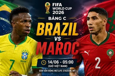 World Cup ngày 14/6: Brazil đối đầu Maroc, Thụy Sĩ hướng tới khởi đầu thuận lợi