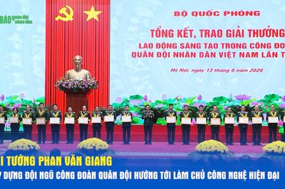 Đại tướng Phan Văn Giang: Xây dựng đội ngũ Công đoàn Quân đội hướng tới làm chủ công nghệ hiện đại