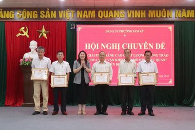 Phường Tam Kỳ phát huy hiệu quả 118 mô hình 'Dân vận khéo', 'Tự quản' trên địa bàn