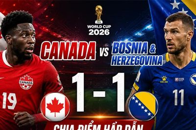 [INFOGRAPHIC] Canada chia điểm Bosnia & Herzegovina tại World Cup 2026