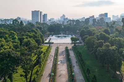 Dấu tích nghĩa trang dưới lòng công viên Lê Thị Riêng, Lê Văn Tám ở TPHCM