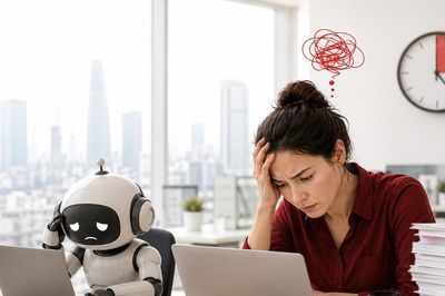 Dân công sở tốn 6 giờ mỗi tuần làm 'bảo mẫu' cho bot AI