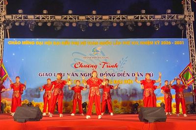 Chào mừng Đại hội đại biểu Phụ nữ toàn quốc lần thứ XIV, nhiệm kỳ 2026 - 2031:Hơn 500 phụ nữ Đà Nẵng tham gia chương trình giao lưu văn nghệ