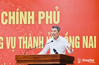 Thủ tướng Chính phủ Lê Minh Hưng: Đồng Nai phát huy vai trò động lực tăng trưởng của đất nước