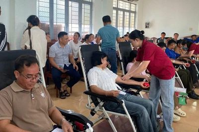 Bệnh viện Đa khoa Gia Lai tiếp nhận 250 đơn vị máu an toàn