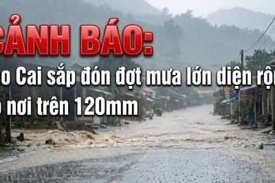CẢNH BÁO: Lào Cai sắp đón đợt mưa lớn diện rộng, có nơi trên 120mm