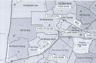 Cà Mau đầu tư gần 3.000 tỷ đồng xây đường 50km nối Quản Lộ Phụng Hiệp đến cửa Sông Đốc