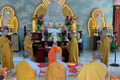 Chùa Huê Lâm II (TP.HCM) trang nghiêm tưởng niệm Ni trưởng Thích nữ Như Ấn