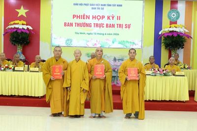 Tây Ninh: Ban Thường trực Ban Trị sự Phật giáo tỉnh họp triển khai Phật sự mùa An cư kiết hạ
