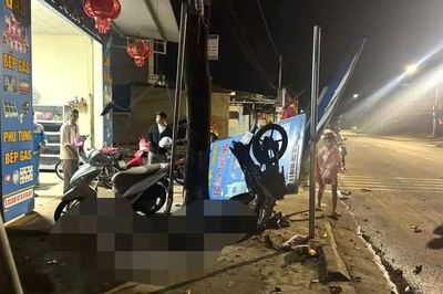 Đắk Lắk: Hai thanh niên thương vong sau cú tông vào gốc cây bên đường