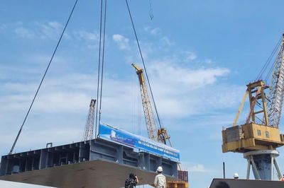 Đặt ky đóng mới tàu dầu/hóa chất 14.000m³ tại Hải Phòng